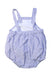 A Blue Sleeveless Rompers from Bout'Chou in size 6-12M for boy. (Back View)