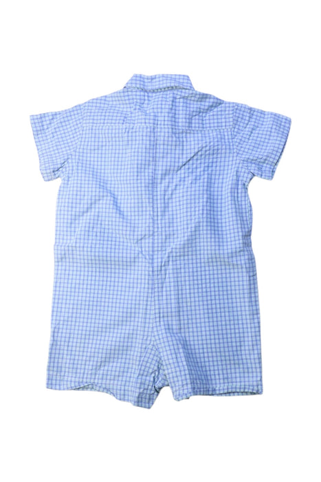 A Blue Short Sleeve Rompers from Ralph Lauren in size 6-12M for boy. (Back View)