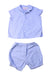 A Blue Shorts Sets from Bonpoint in size 6-12M for boy. (Front View)