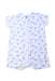 A White Short Sleeve Rompers from Petit Bateau in size 2T for boy. (Front View)