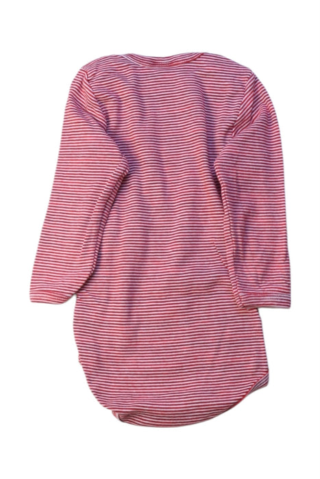 A Red Long Sleeve Bodysuits from Petit Bateau in size 12-18M for boy. (Back View)