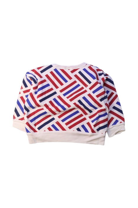 A Multicolour Crewneck Sweatshirts from Petit Bateau in size 12-18M for boy. (Back View)