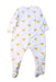 A White Onesies from Petit Bateau in size 12-18M for girl. (Back View)