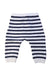 A Navy Casual Pants from Petit Bateau in size 3-6M for boy. (Back View)