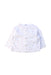 A White Cardigans from Petit Bateau in size 3-6M for boy. (Front View)