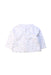 A White Cardigans from Petit Bateau in size 3-6M for boy. (Back View)