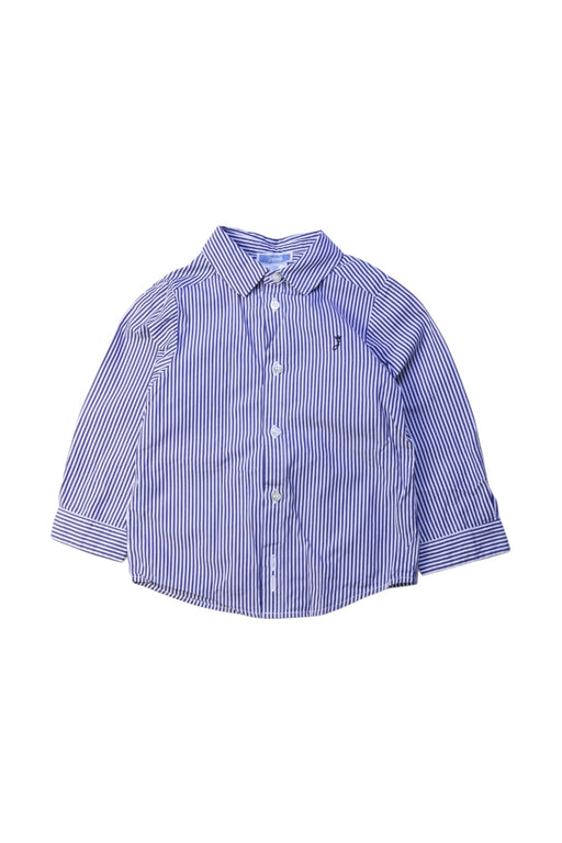 A Blue Long Sleeve Shirts from Jacadi in size 2T for boy. (Front View)