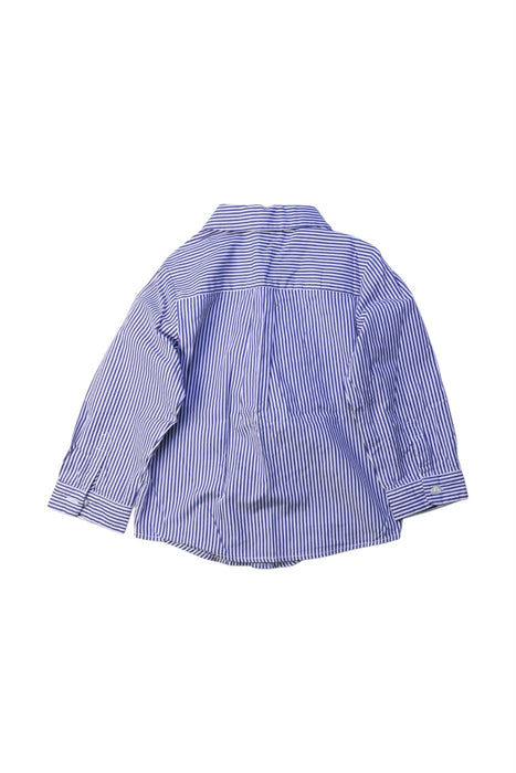 A Blue Long Sleeve Shirts from Jacadi in size 2T for boy. (Back View)