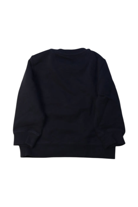 A Black Crewneck Sweatshirts from Calvin Klein in size 12-18M for boy. (Back View)