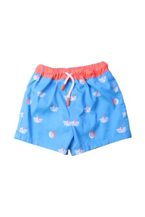A Blue Swim Shorts from Jacadi in size 12-18M for boy. (Front View)