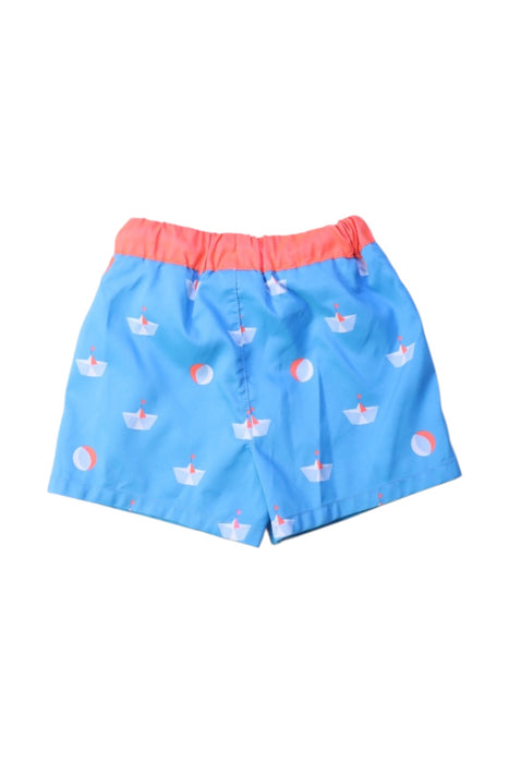 A Blue Swim Shorts from Jacadi in size 12-18M for boy. (Back View)