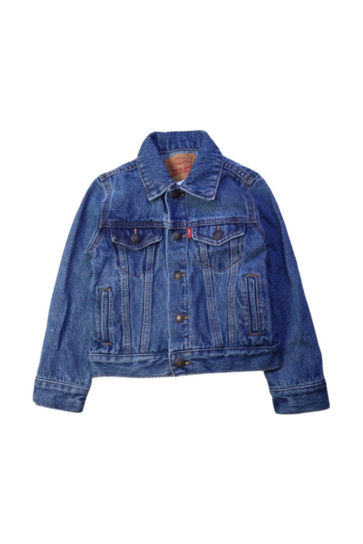 A Blue Lightweight Jackets from Levi's in size 3T for boy. (Front View)