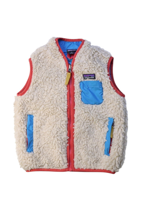 A Beige Outerwear Vests from Patagonia in size 2T for neutral. (Front View)