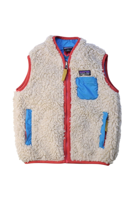 A Beige Outerwear Vests from Patagonia in size 2T for neutral. (Front View)