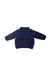 A Navy Puffer/Quilted Jackets from Bout'Chou in size 6-12M for neutral. (Back View)