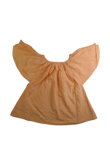 A Peach Sleeveless Tops from Ketiketa in size 8Y for girl. (Back View)