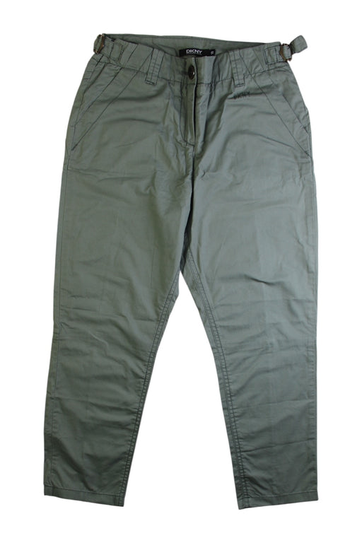 A Green Casual Pants from DKNY in size 10Y for boy. (Front View)