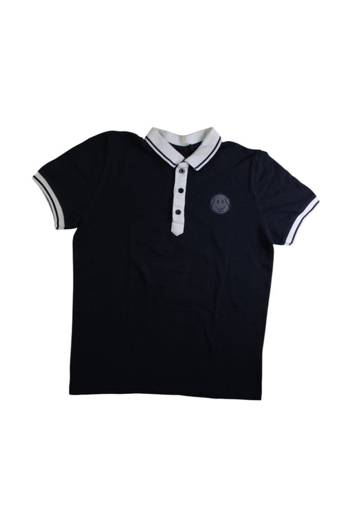 A Navy Short Sleeve Polos from IKKS in size 12Y for boy. (Front View)