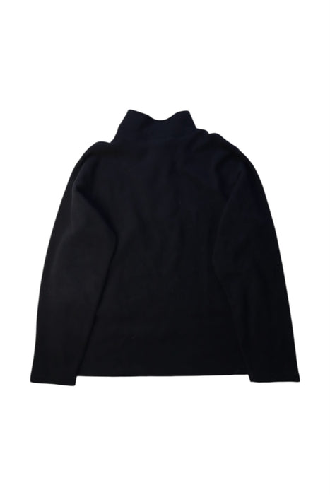 A Black Zippered Sweatshirts from The North Face in size 14Y for boy. (Back View)