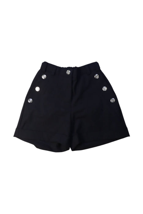A Black Shorts from Balmain in size 8Y for girl. (Front View)