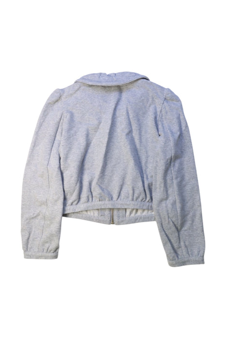 A Grey Lightweight Jackets from I Pinco Pallino in size 8Y for girl. (Back View)