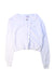 A White Cardigans from Anna Sui in size 8Y for girl. (Front View)