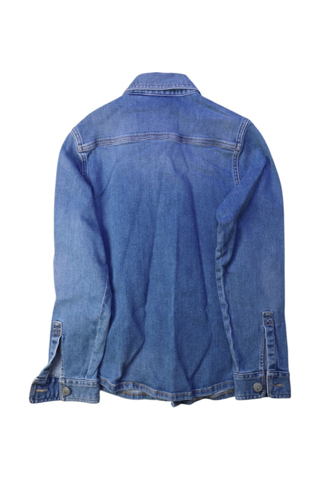 A Blue Long Sleeve Shirts from Off-White in size 10Y for boy. (Back View)