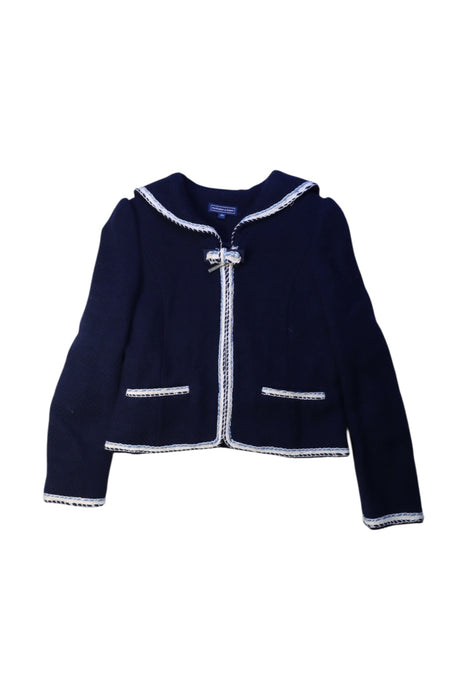 A Navy Blazers from Nicholas & Bears in size 10Y for girl. (Front View)