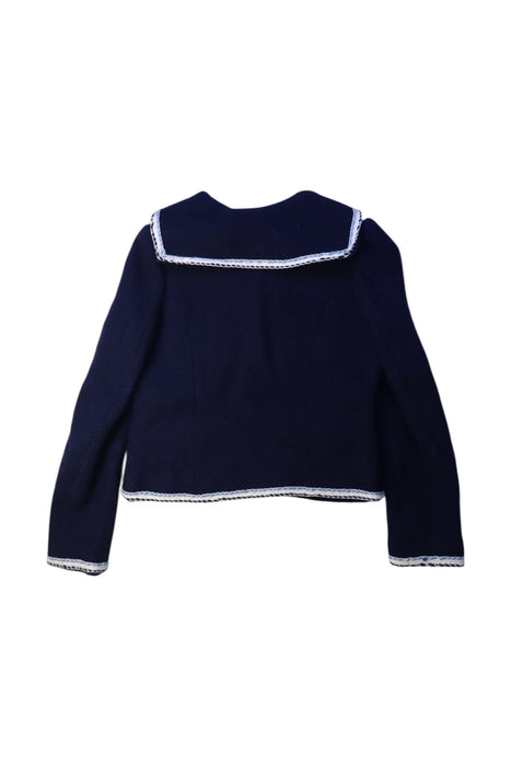 A Navy Blazers from Nicholas & Bears in size 10Y for girl. (Back View)