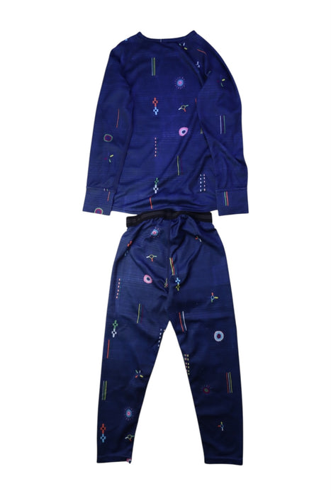 A Navy Base Layers from Burton in size 4T for girl. (Back View)