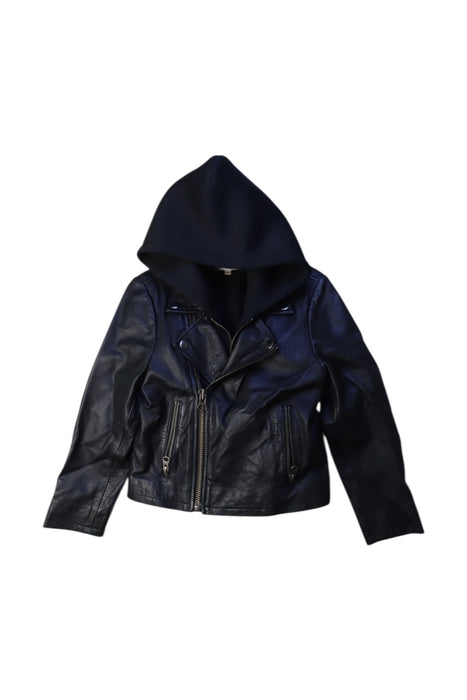 A Black Lightweight Jackets from Molo in size 6T for neutral. (Front View)