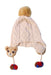 A Beige Winter Hats from Miki House in size 6T for neutral. (Front View)