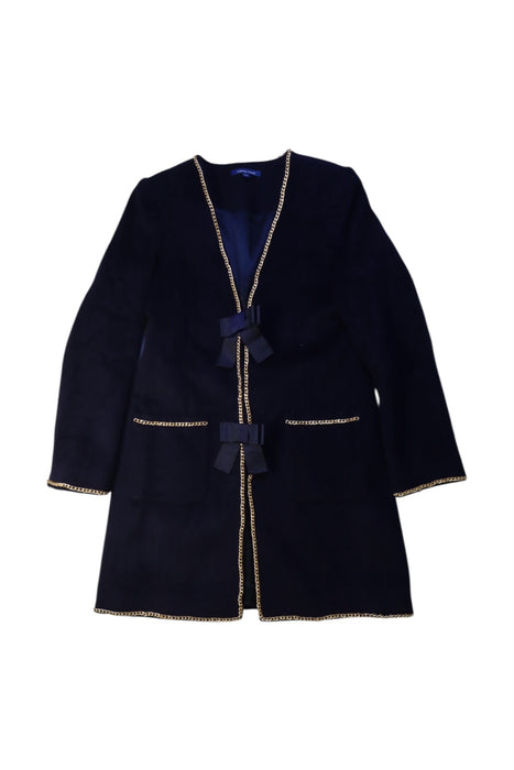 A Navy Coats from Nicholas & Bears in size 12Y for girl. (Front View)