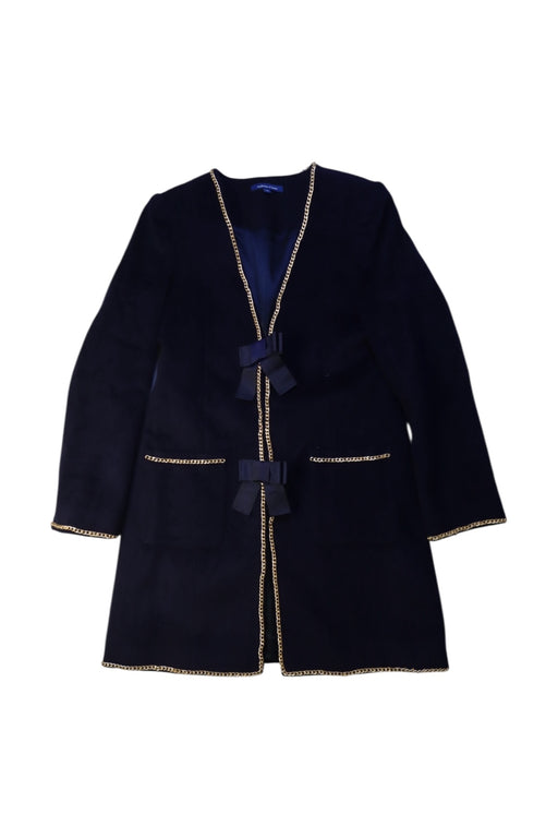 A Navy Coats from Nicholas & Bears in size 12Y for girl. (Front View)