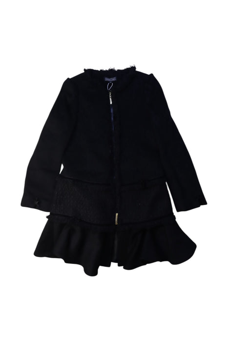 A Black Coats from Nicholas & Bears in size 8Y for girl. (Front View)