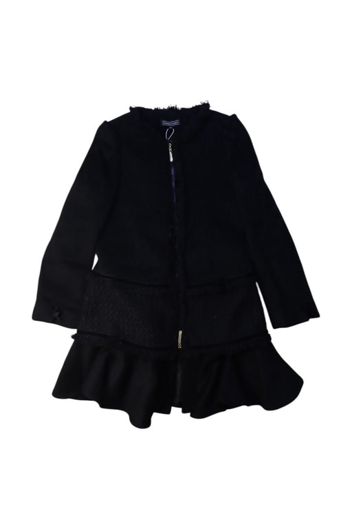 A Black Coats from Nicholas & Bears in size 8Y for girl. (Front View)