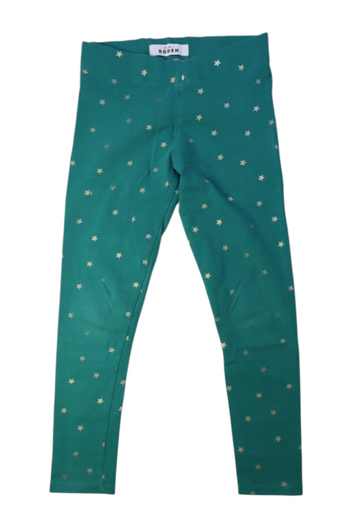 A Green Leggings from Boden in size 8Y for girl. (Front View)