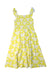 A Yellow Sleeveless Dresses from Boden in size 8Y for girl. (Back View)
