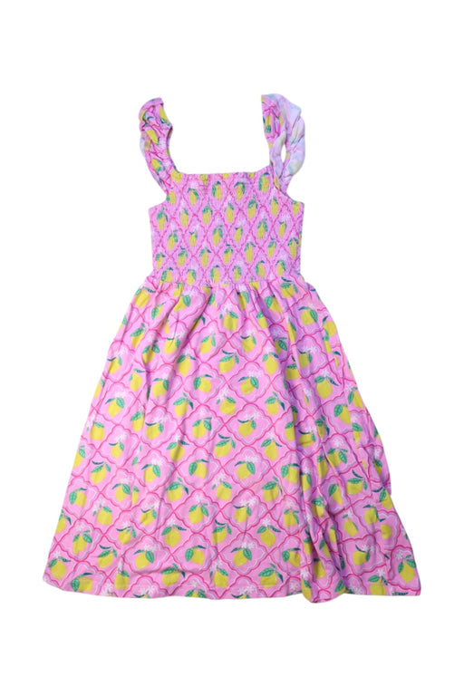 A Pink Sleeveless Dresses from Boden in size 8Y for girl. (Front View)