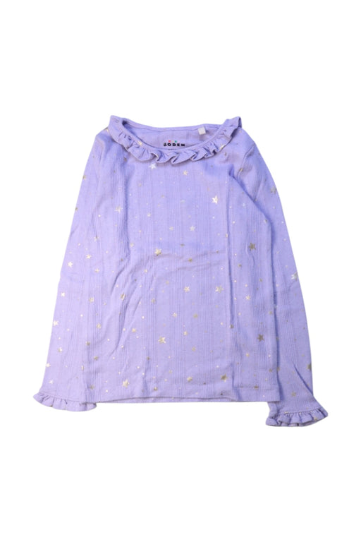 A Purple Long Sleeve Tops from Boden in size 8Y for girl. (Front View)