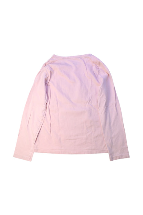 A Pink Long Sleeve T Shirts from Boden in size 7Y for girl. (Back View)