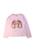 A Pink Long Sleeve Tops from Boden in size 7Y for girl. (Front View)