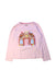 A Pink Long Sleeve Tops from Boden in size 7Y for girl. (Front View)