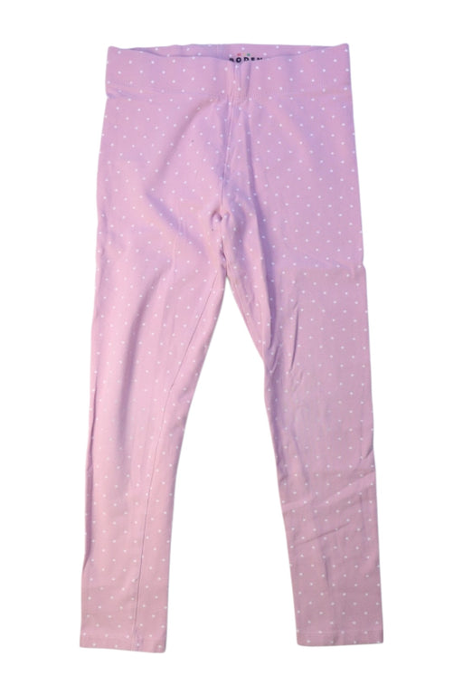 A Pink Leggings from Boden in size 7Y for girl. (Front View)