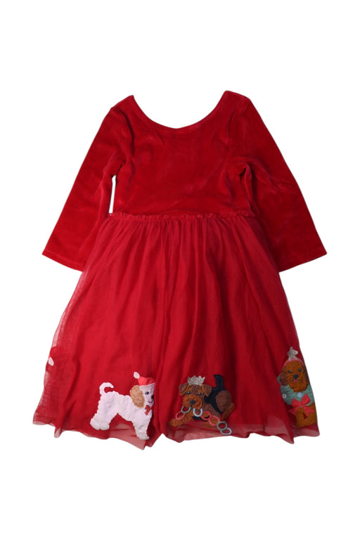 A Multicolour Long Sleeve Dresses from Boden in size 7Y for girl. (Front View)