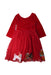 A Multicolour Long Sleeve Dresses from Boden in size 7Y for girl. (Front View)