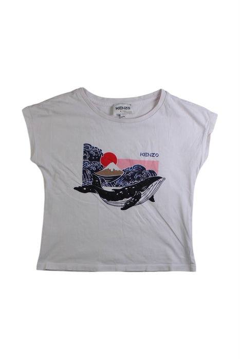 A White Short Sleeve T Shirts from Kenzo in size 6T for girl. (Front View)