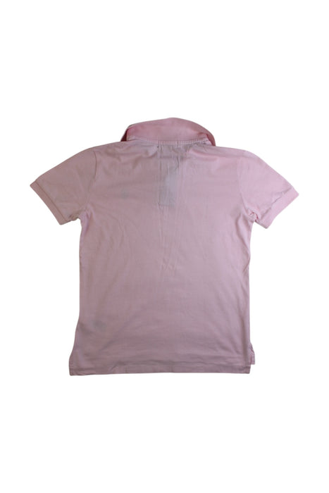 A Pink Short Sleeve Polos from Polo Ralph Lauren in size 6T for boy. (Back View)