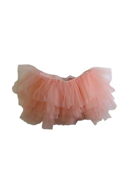 A Peach Tulle Skirts from Tutulamb in size 2T for girl. (Front View)