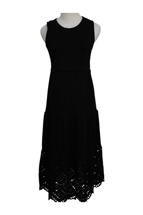 A Black Sleeveless Dresses from Jump Eat Cry in size Maternity-XS for maternity. (Front View)